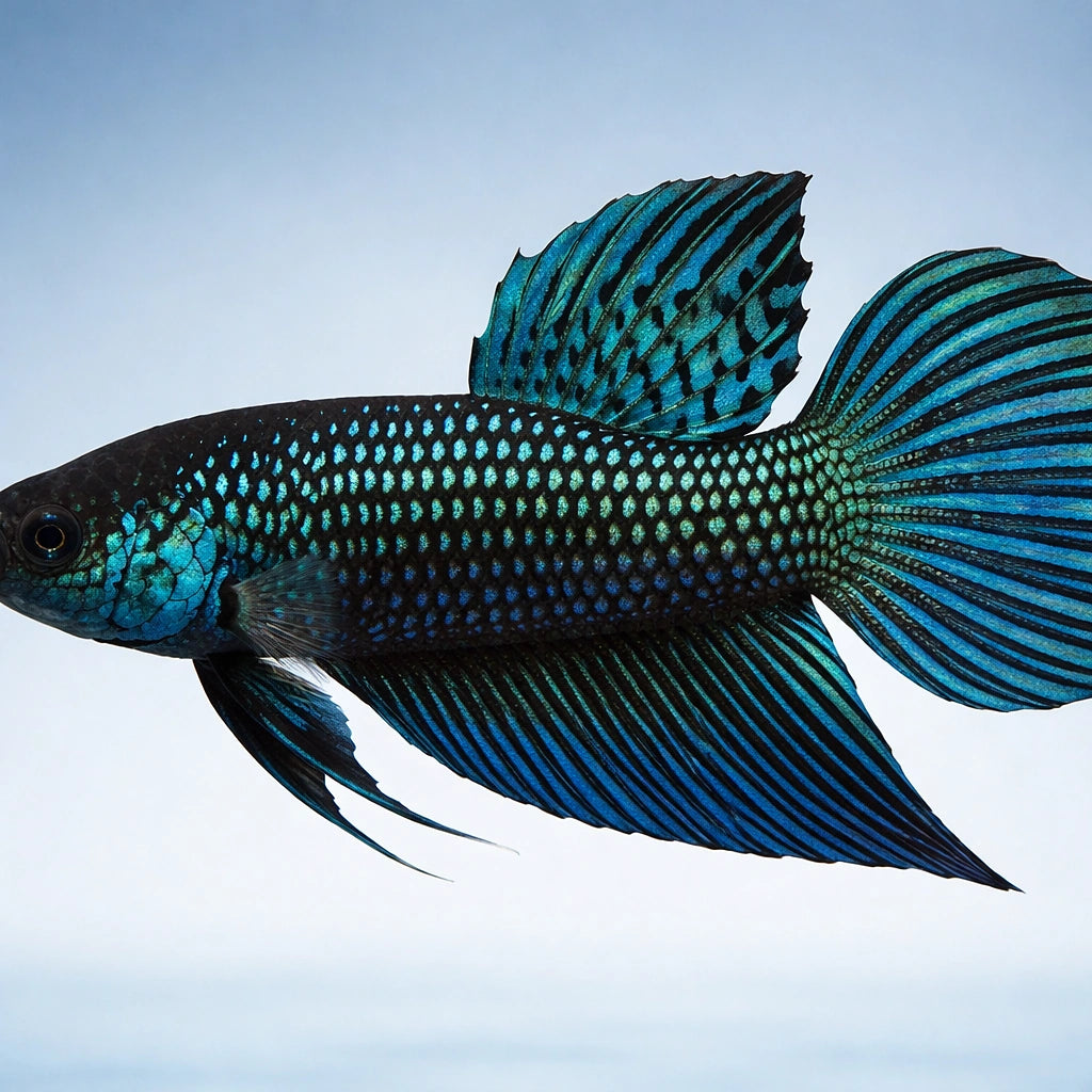 Betta spl. male Mahachaiensis XL — tropical fish for sale UK — AI side clean view