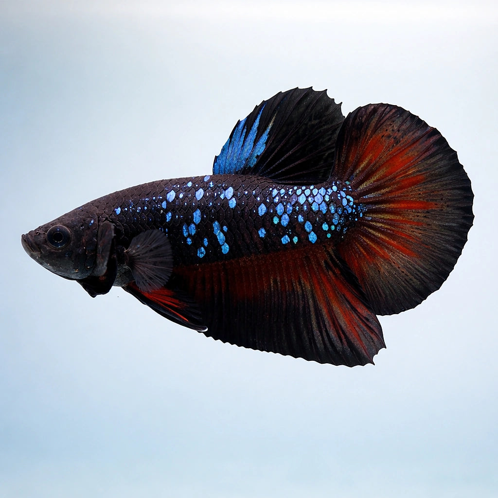 Betta spl. male plakat avatar L — tropical fish for sale UK — AI side clean view