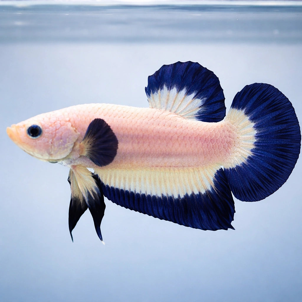 Betta spl. male plakat Blue rim XL — tropical fish for sale UK — AI side clean view