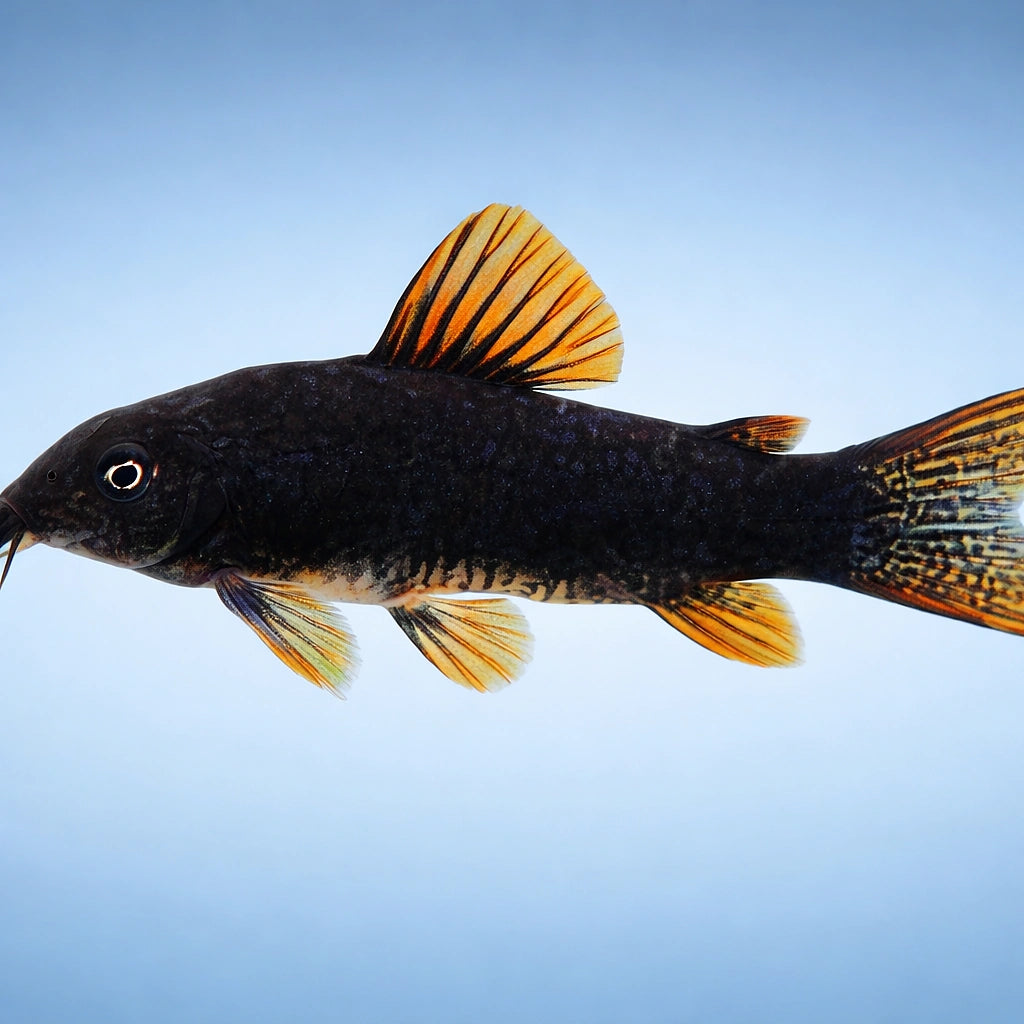 Black Corydoras — tropical fish for sale UK — AI side clean view