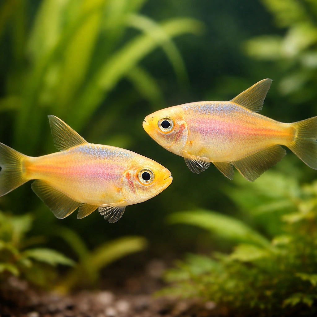 Blue Emperor - Gold — tropical fish for sale UK — AI pair planted view