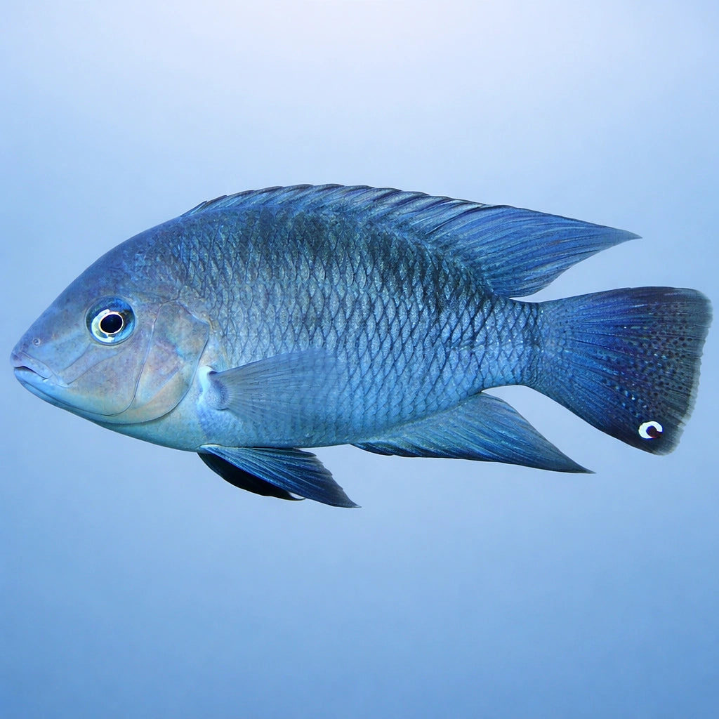 Blue-Eyed Cichlid — tropical fish for sale UK — AI side clean view