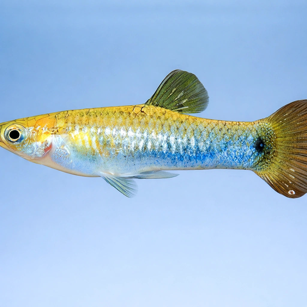 Blue Limia — tropical fish for sale UK — AI side clean view