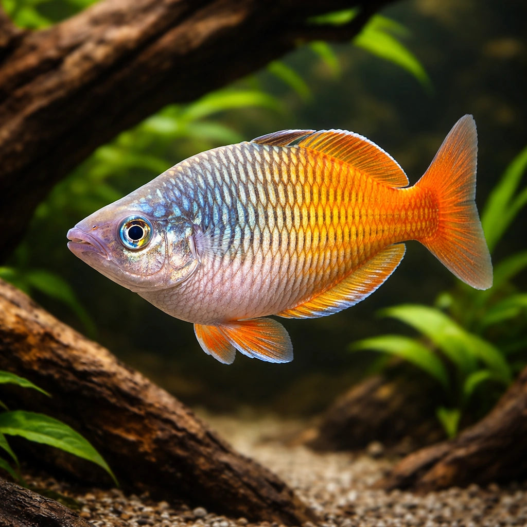 Boeseman'S Rainbowfish — Rainbowfish for sale UK — AI hero driftwood view