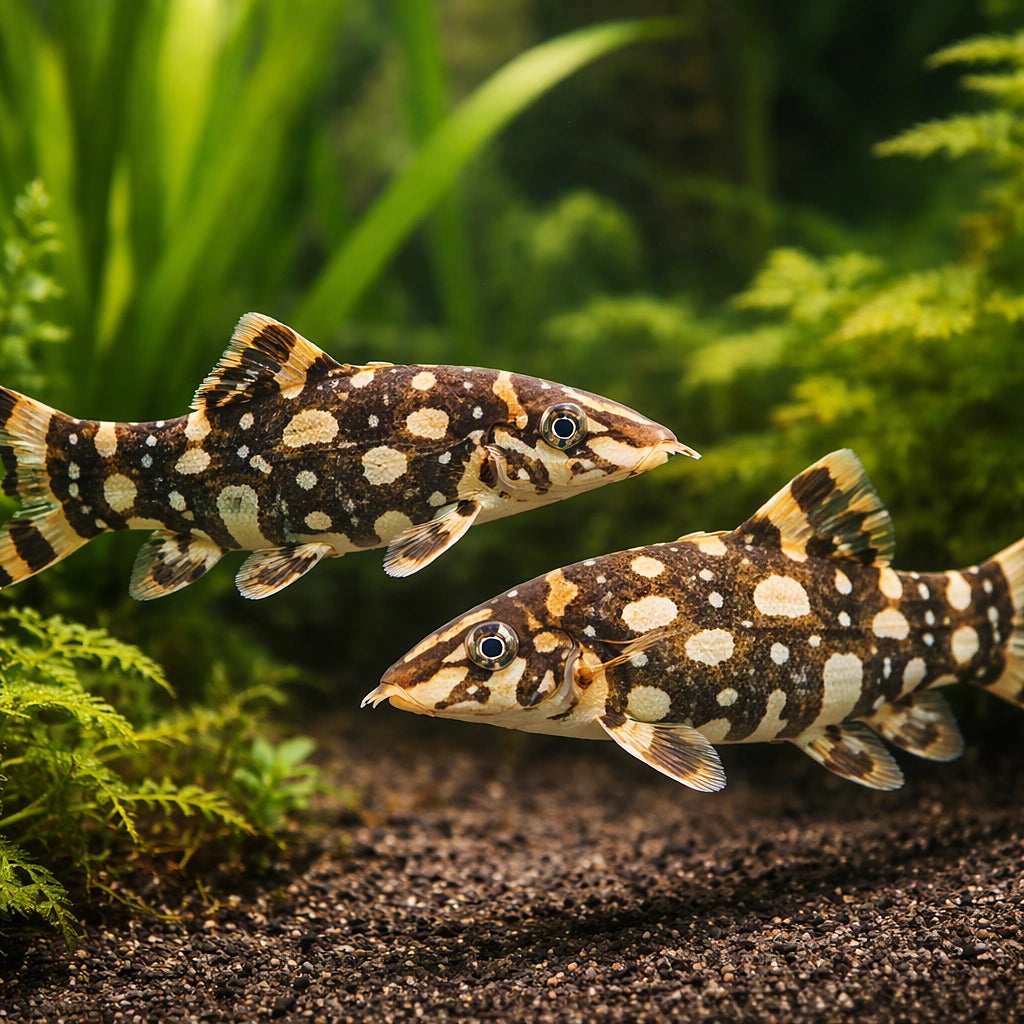 Botia kubotai 6 - — tropical fish for sale UK — AI pair planted view