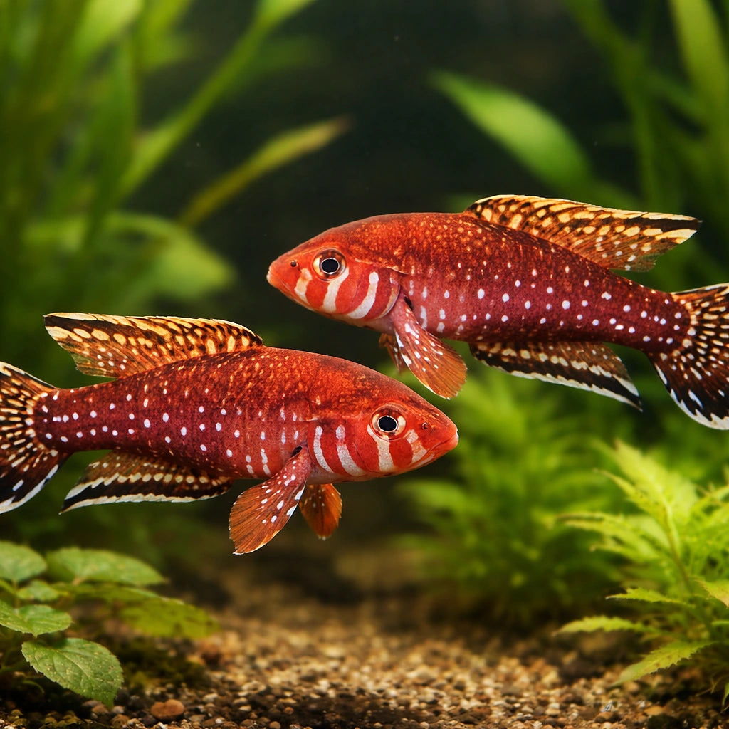 Brashnikov's Lyretail — tropical fish for sale UK — AI pair planted view