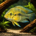 Brasilian High-Hat — tropical fish for sale UK — AI hero driftwood view