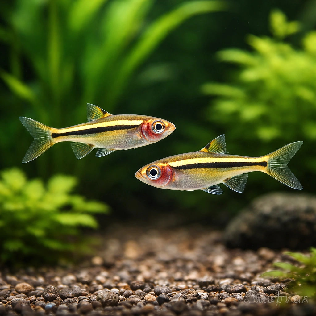 Brilliant Rasbora — Rasboras for sale UK — AI pair planted view