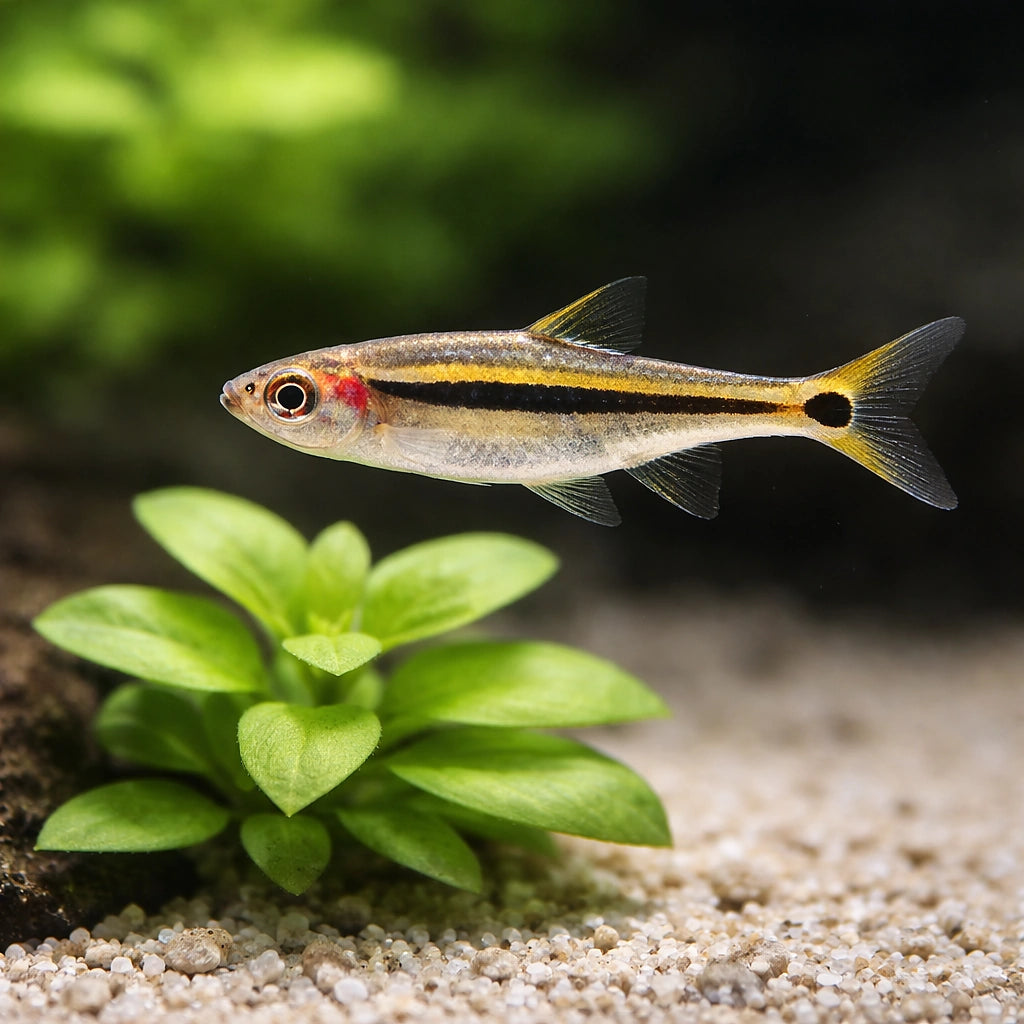 Brilliant Rasbora — Rasboras for sale UK — AI scale plant view