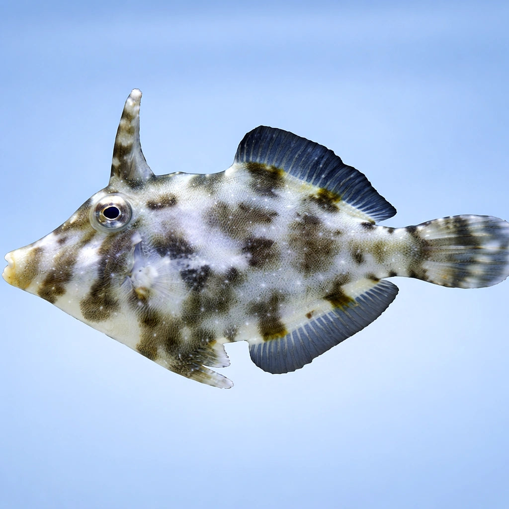 Bristle-tail File-fish M — tropical fish for sale UK — AI side clean view