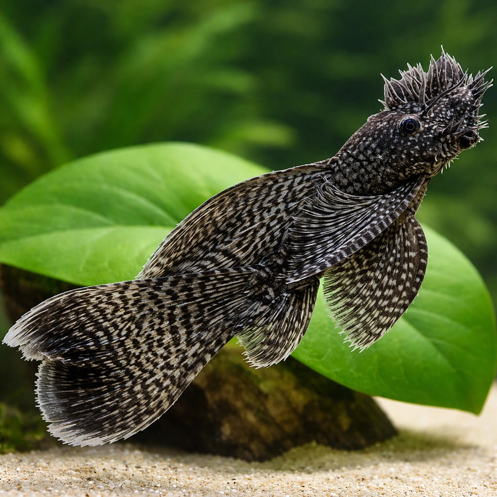 Bristlenose Pleco — Catfish cory pleco for sale UK — AI scale plant view
