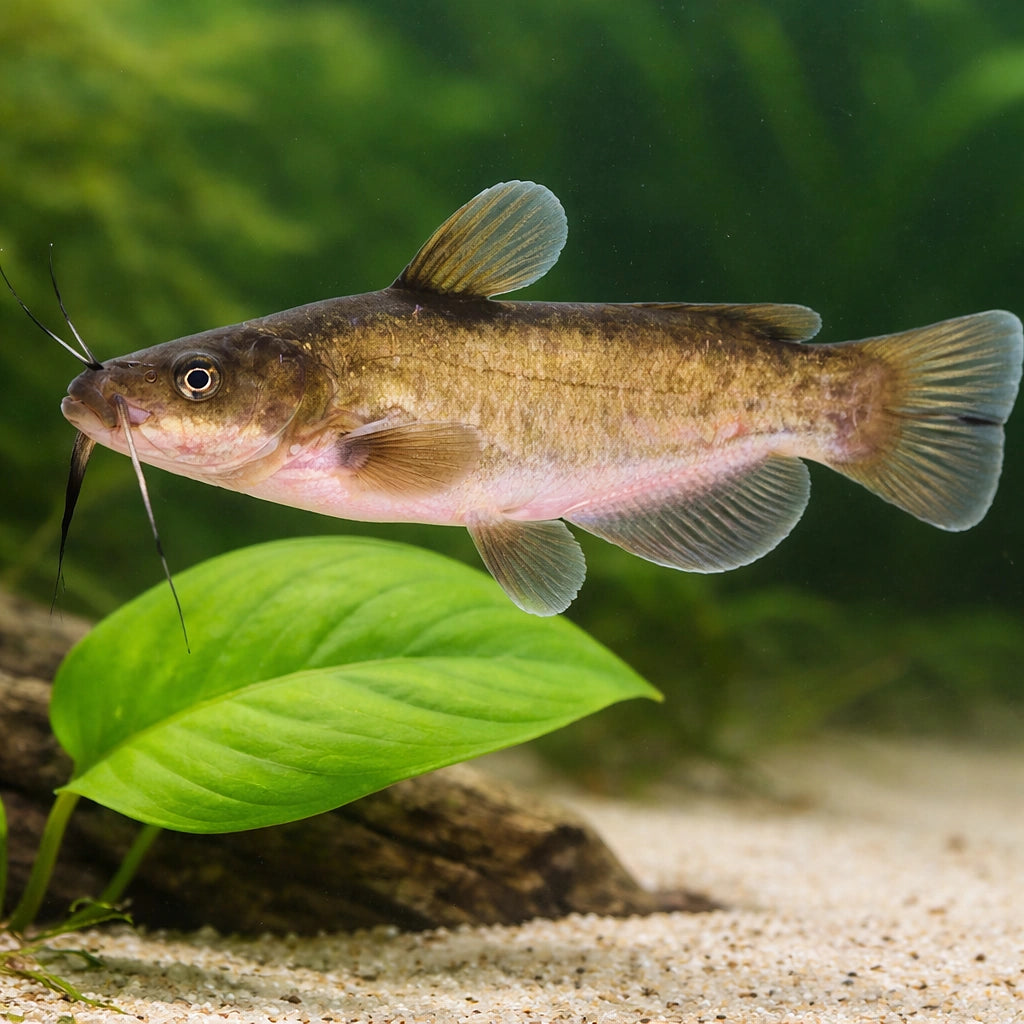 Brown Bullhead — tropical fish for sale UK — AI scale plant view