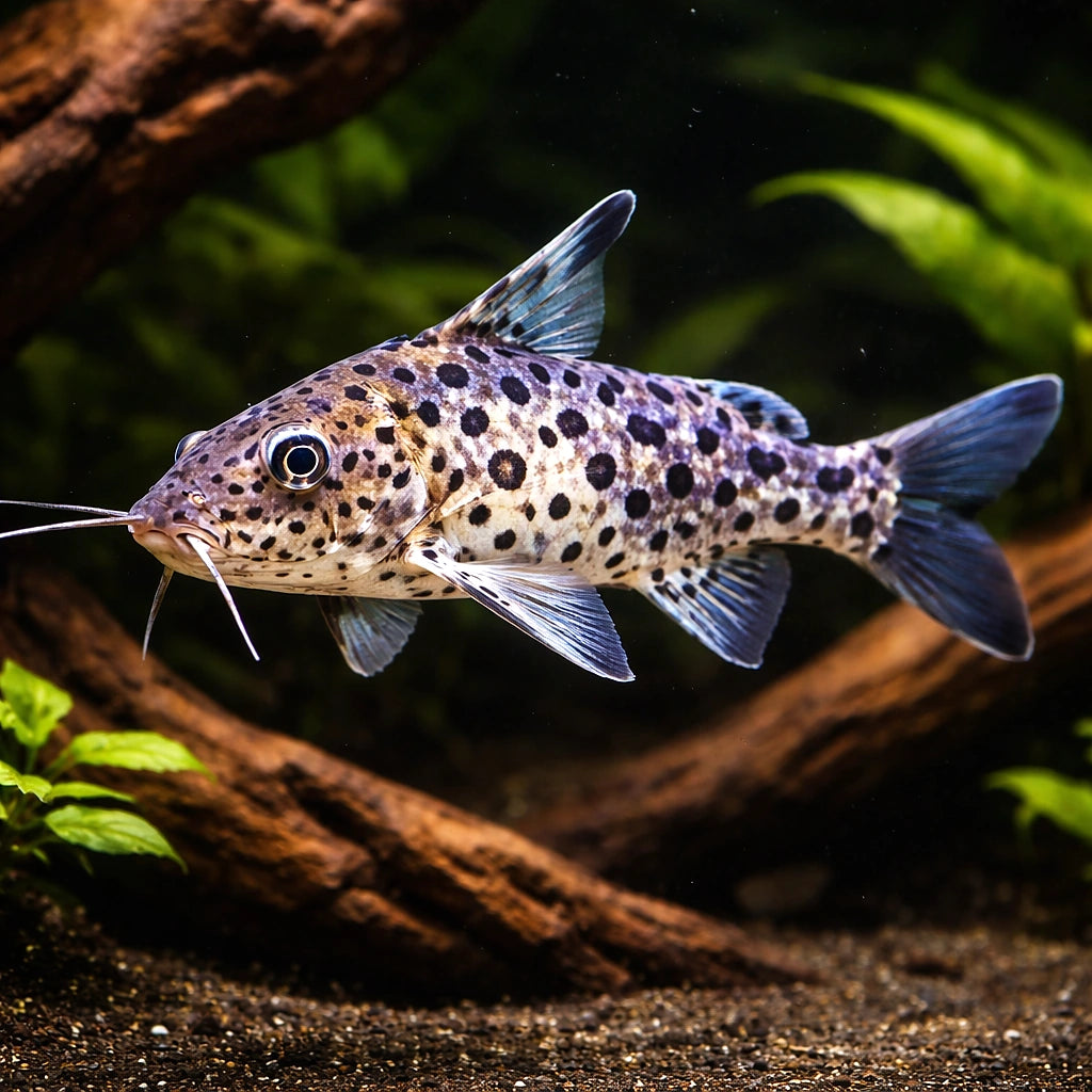 Bugeye squeaker — tropical fish for sale UK — AI hero driftwood view