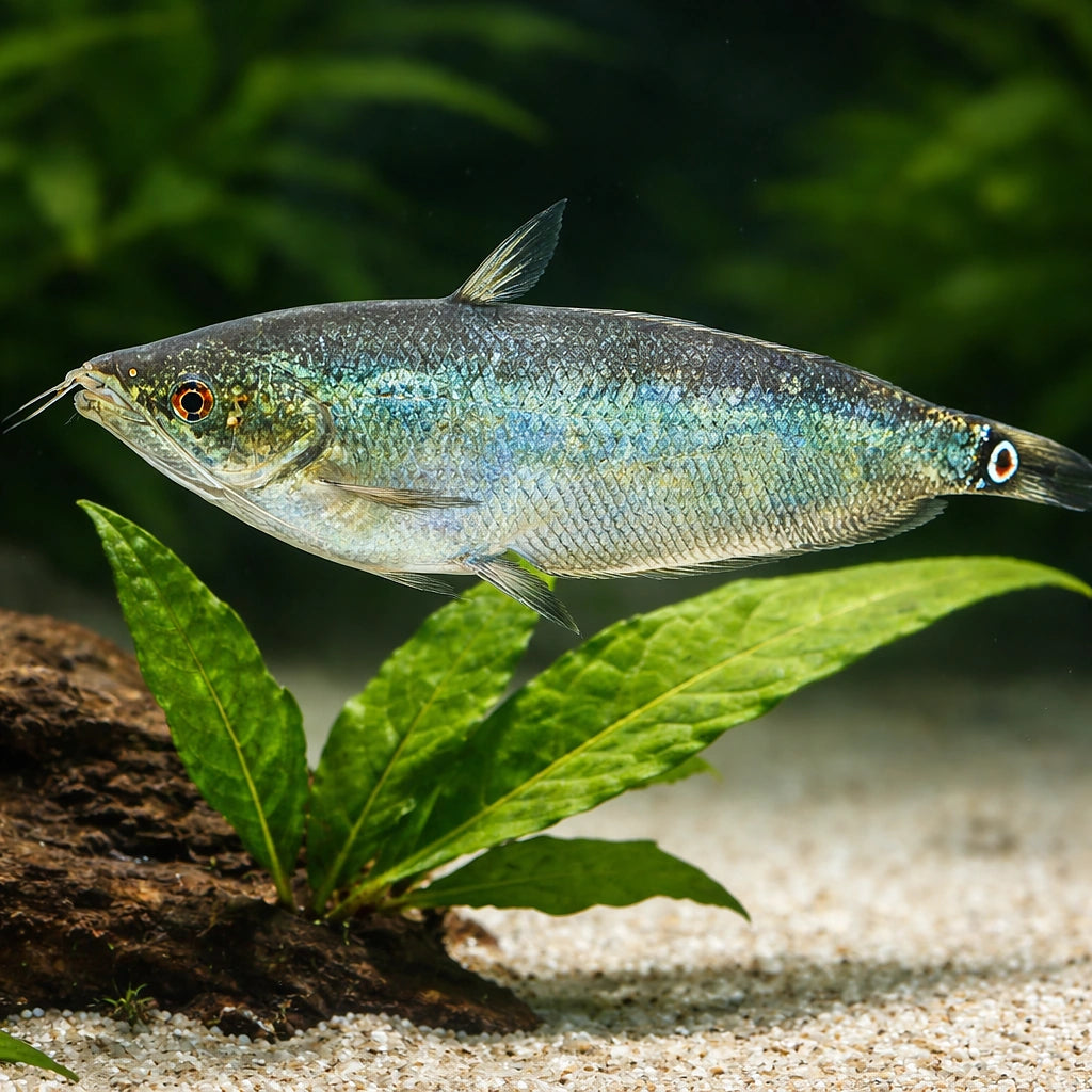Butter catfish — tropical fish for sale UK — AI scale plant view