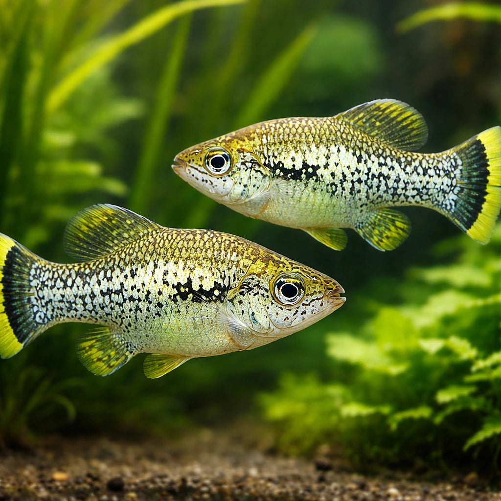 Butterfly Goodeid — tropical fish for sale UK — AI pair planted view