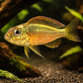 Callochromis melanostigma XL — tropical fish for sale UK — AI hero driftwood view