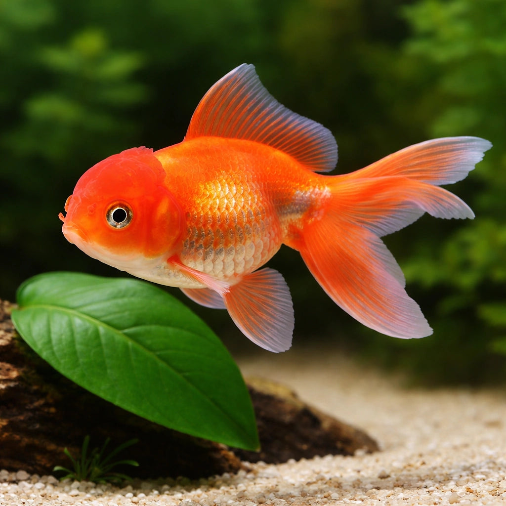 Carassius auratus l.f. mixed — tropical fish for sale UK — AI scale plant view