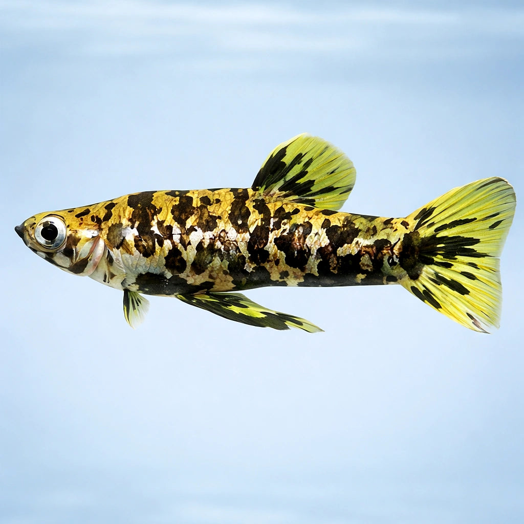 Caudo, Spotted livebearer — tropical fish for sale UK — AI side clean view
