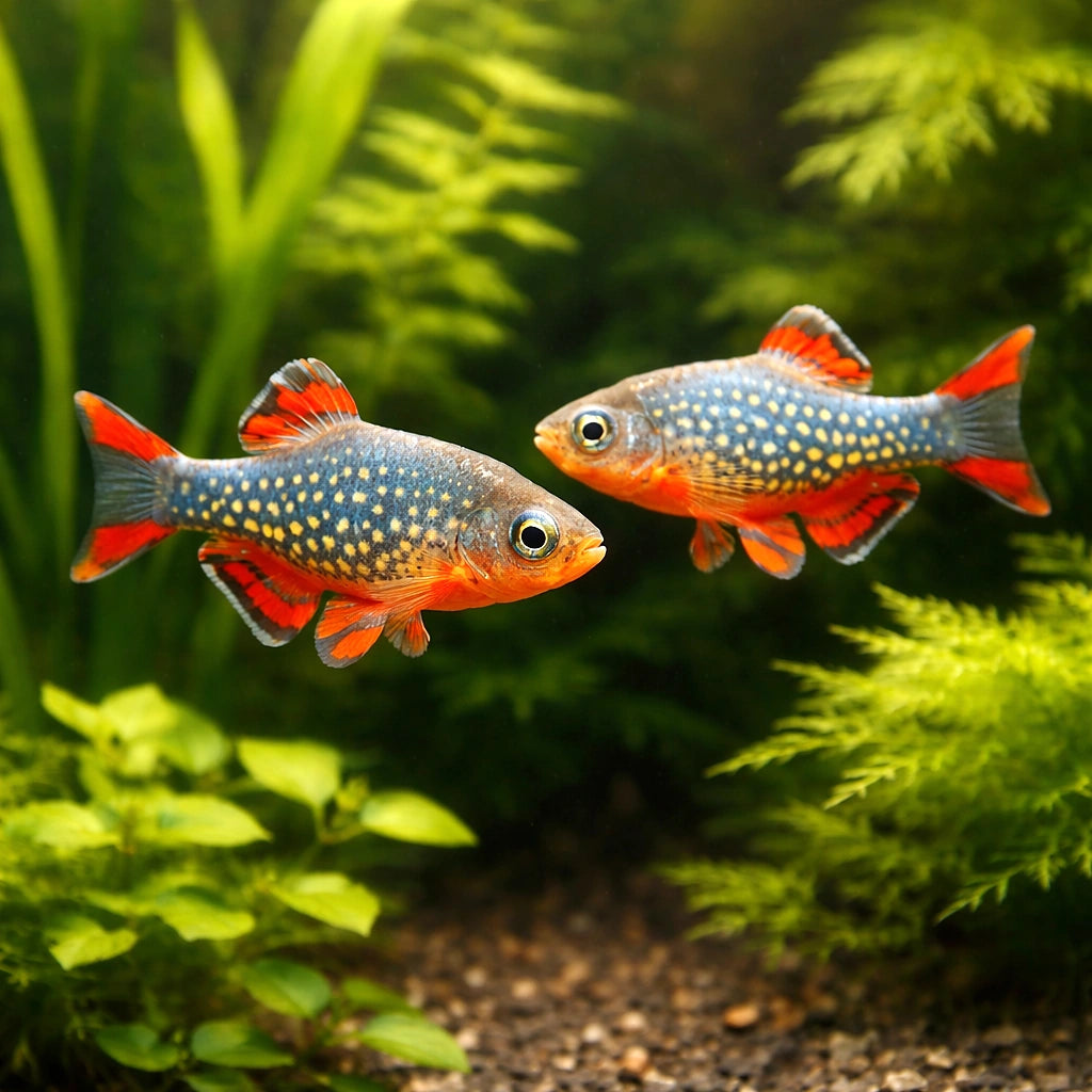 Celestial Pearl Danios — Danios for sale UK — AI pair planted view