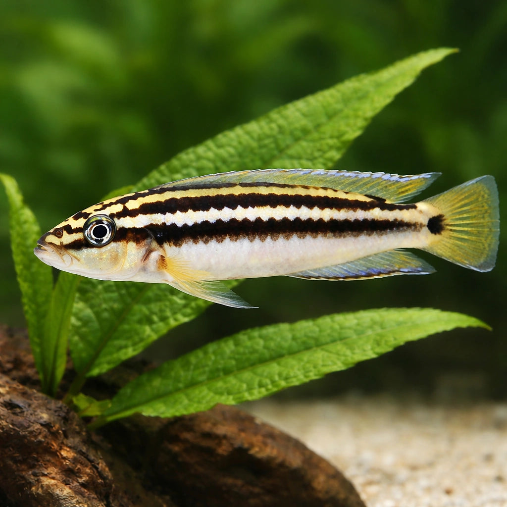 Chalinochromis popelini 4 - — tropical fish for sale UK — AI scale plant view