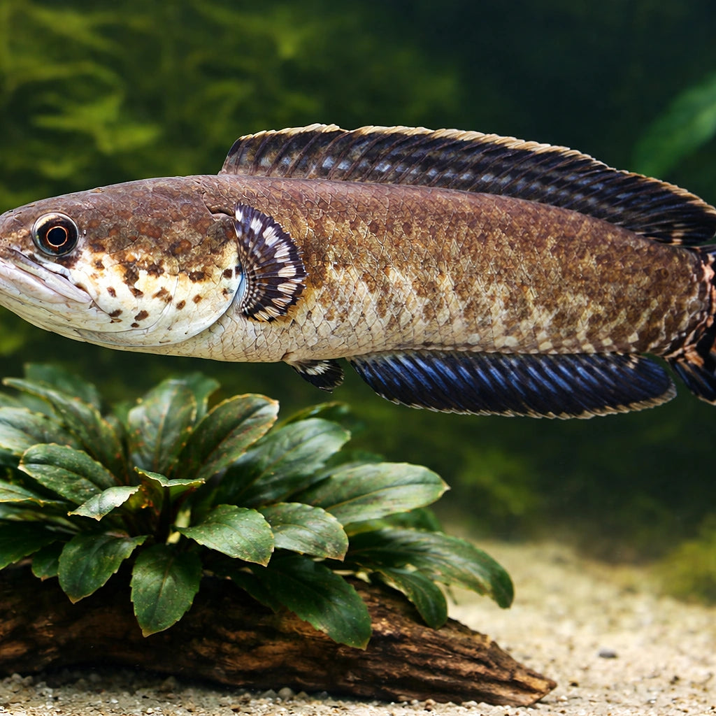 Channa bleheri 9 - — tropical fish for sale UK — AI scale plant view