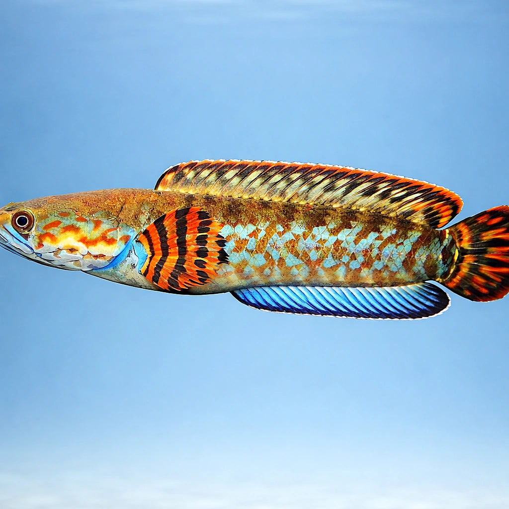 Channa bleheri blue 5 - — tropical fish for sale UK — AI side clean view