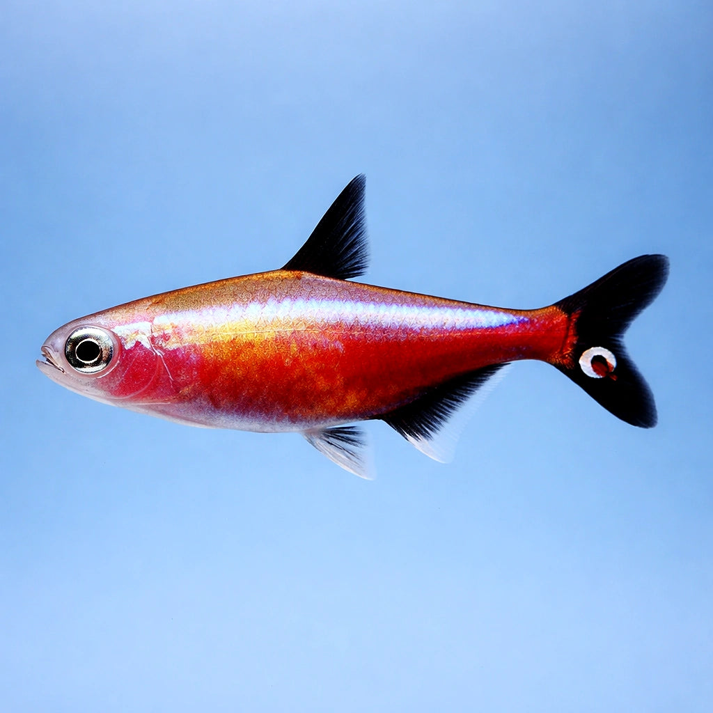 Cheirodon axelrodi gold 2 - 2, — tropical fish for sale UK — AI side clean view