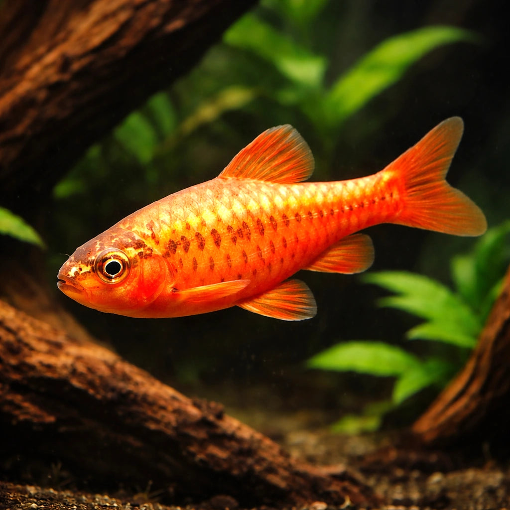Cherry Barb — Barbs for sale UK — AI hero driftwood view
