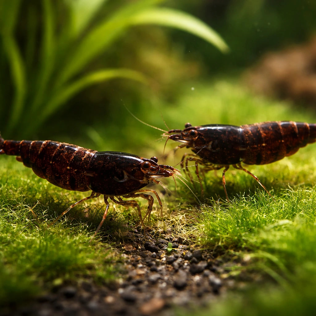 Chocolate Cherry — Shrimp for sale UK — AI pair planted view