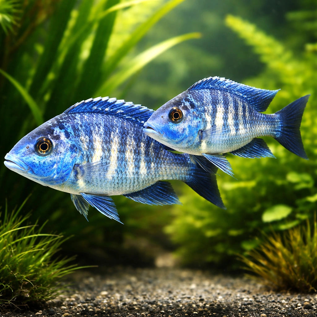Chunky Hap — tropical fish for sale UK — AI pair planted view