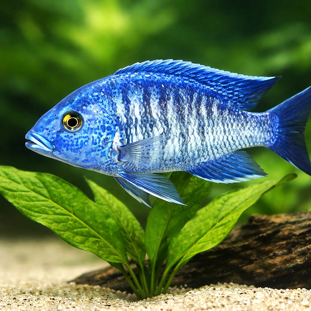 Chunky Hap — tropical fish for sale UK — AI scale plant view