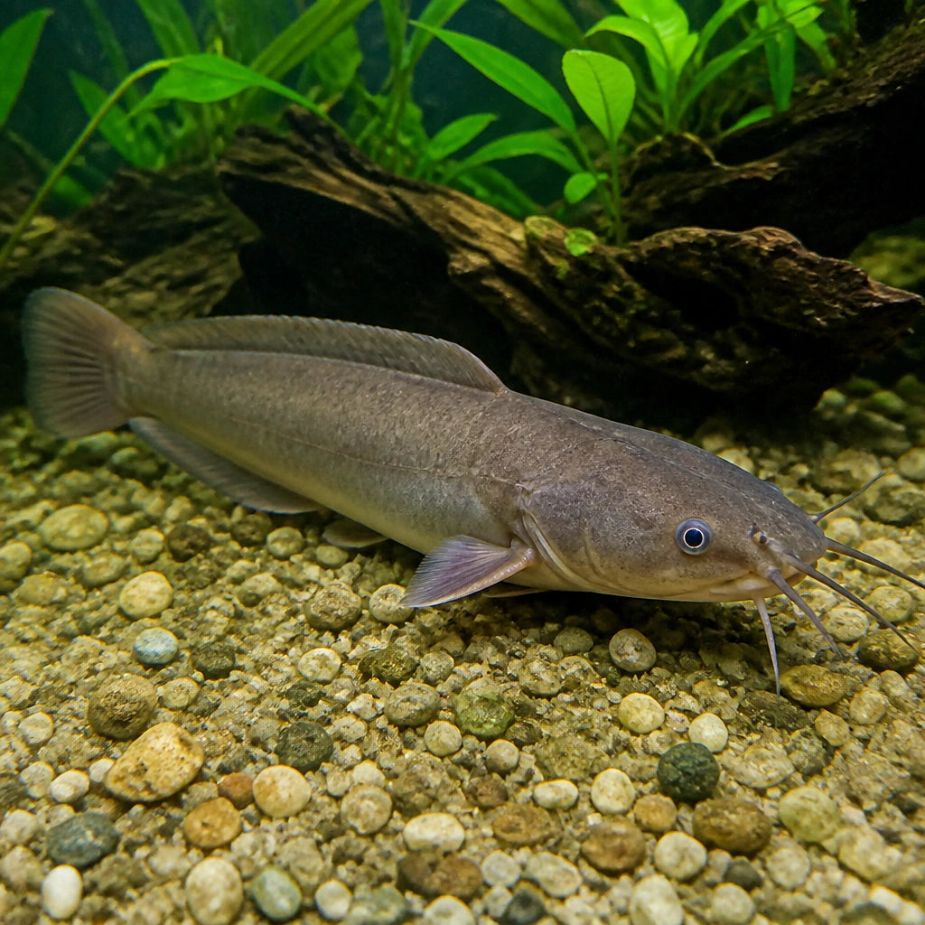 Clarias batrachus — tropical fish for sale UK — AI natural aquarium view