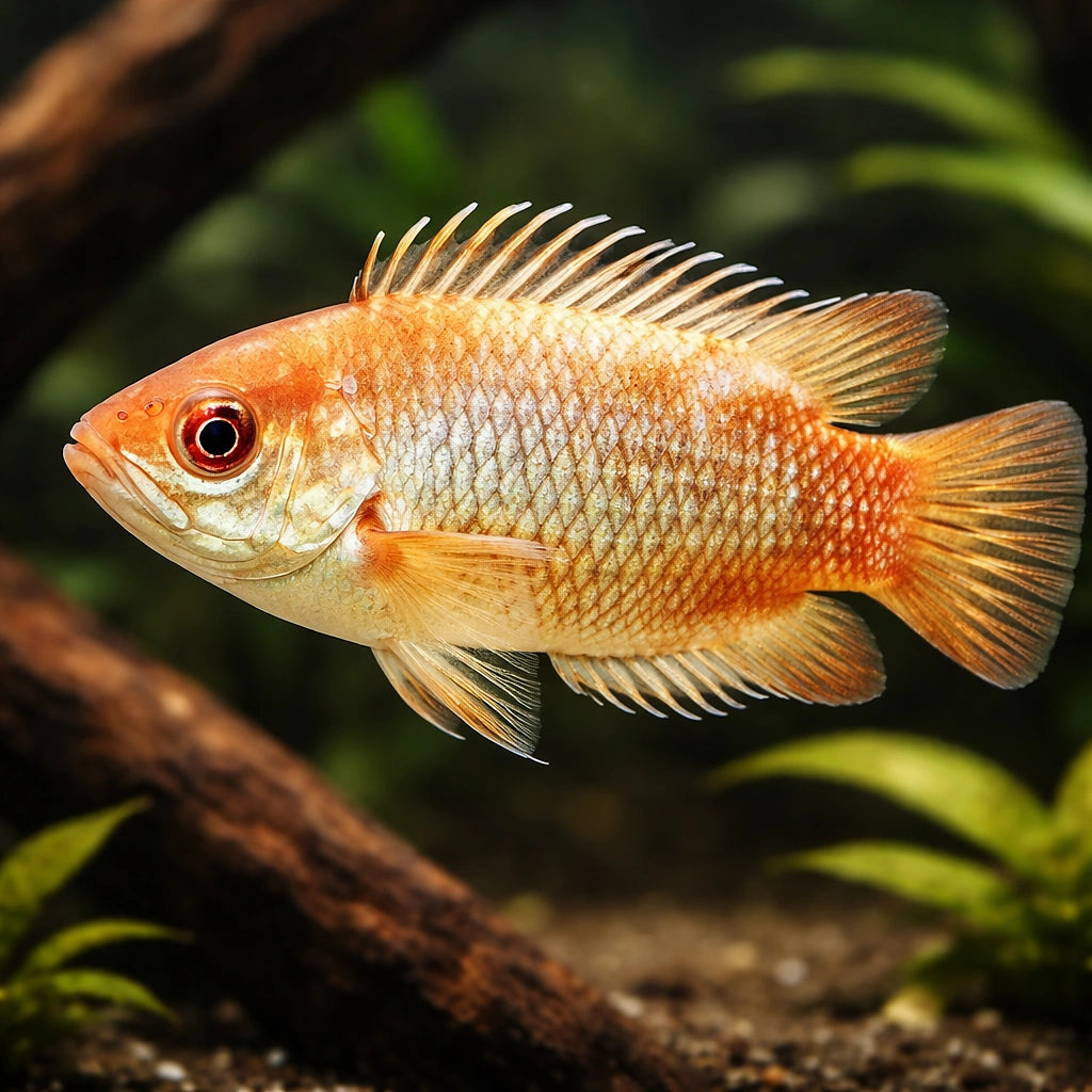 Climbing Perch, Climbing Ba — tropical fish for sale UK — AI hero driftwood view