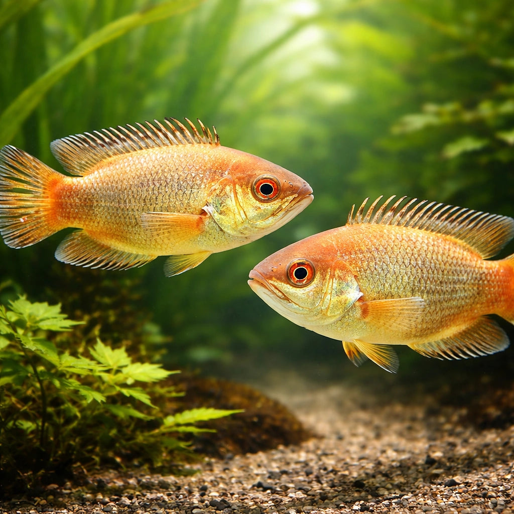 Climbing Perch, Climbing Ba — tropical fish for sale UK — AI pair planted view
