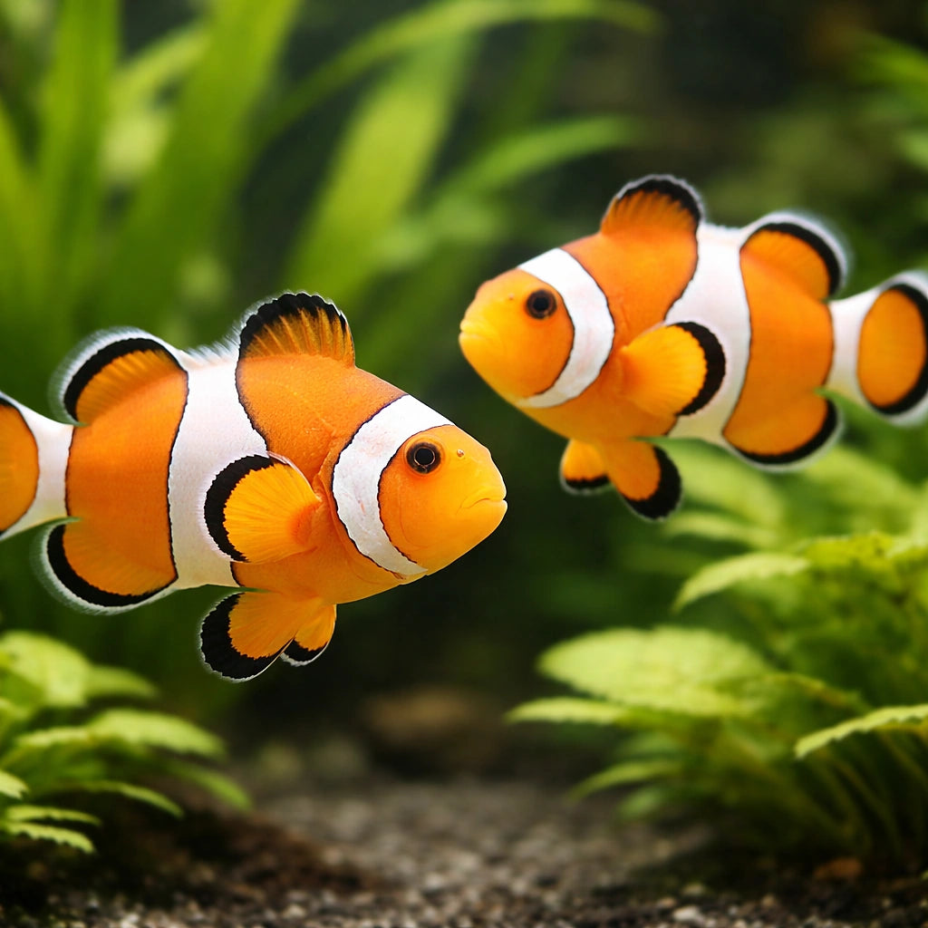 Clown Anemonefish — tropical fish for sale UK — AI pair planted view