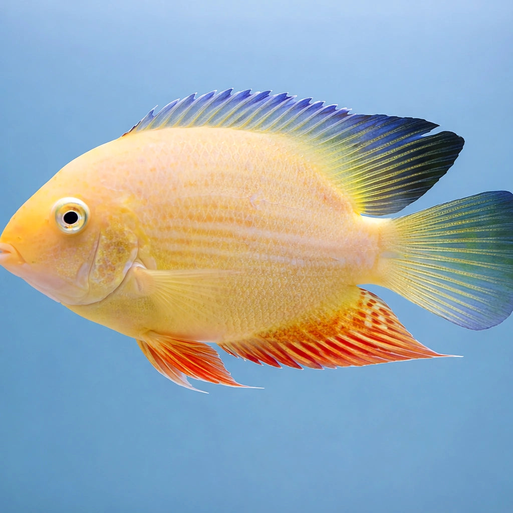 Convict Fish gold — tropical fish for sale UK — AI side clean view