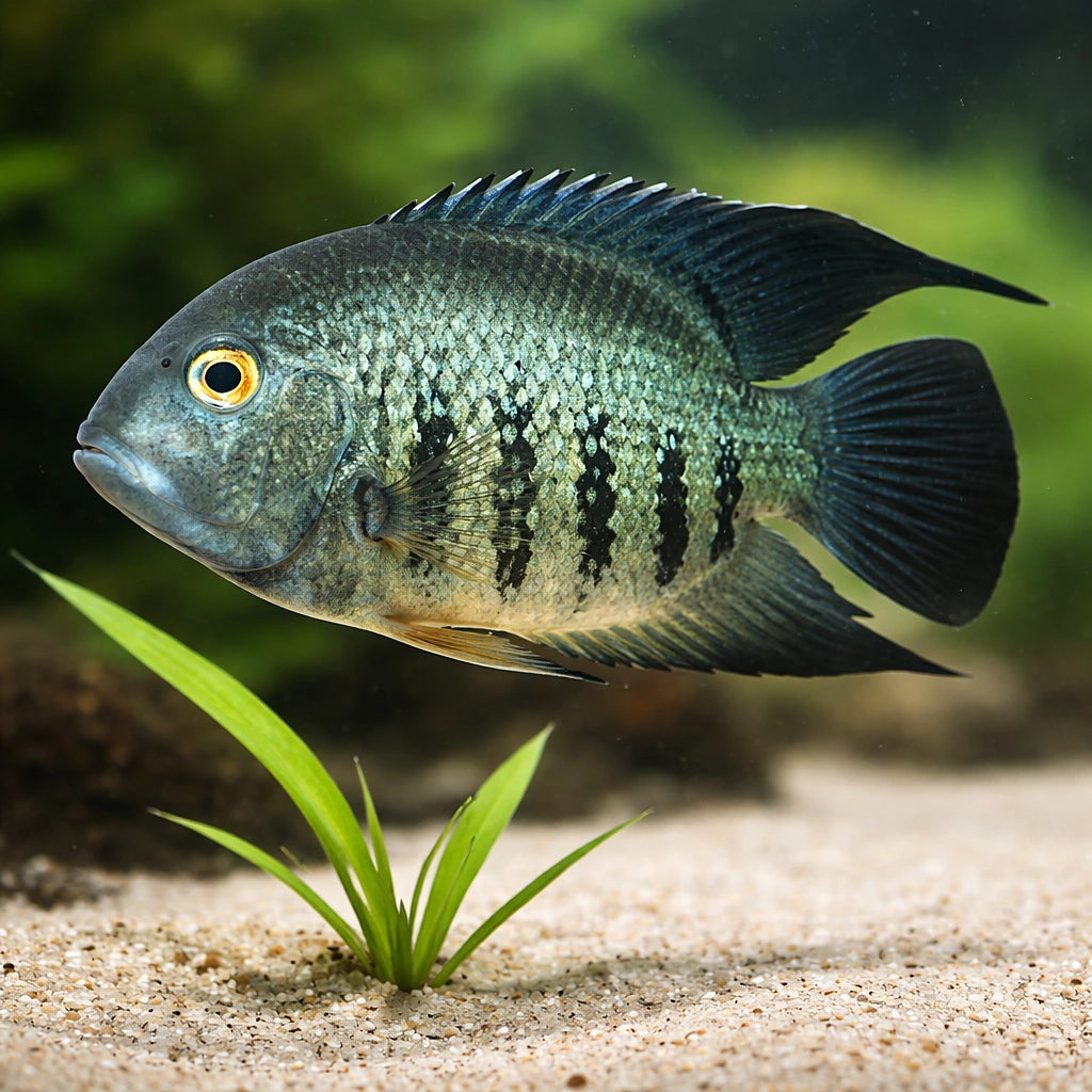 Convict Fish — tropical fish for sale UK — AI scale plant view