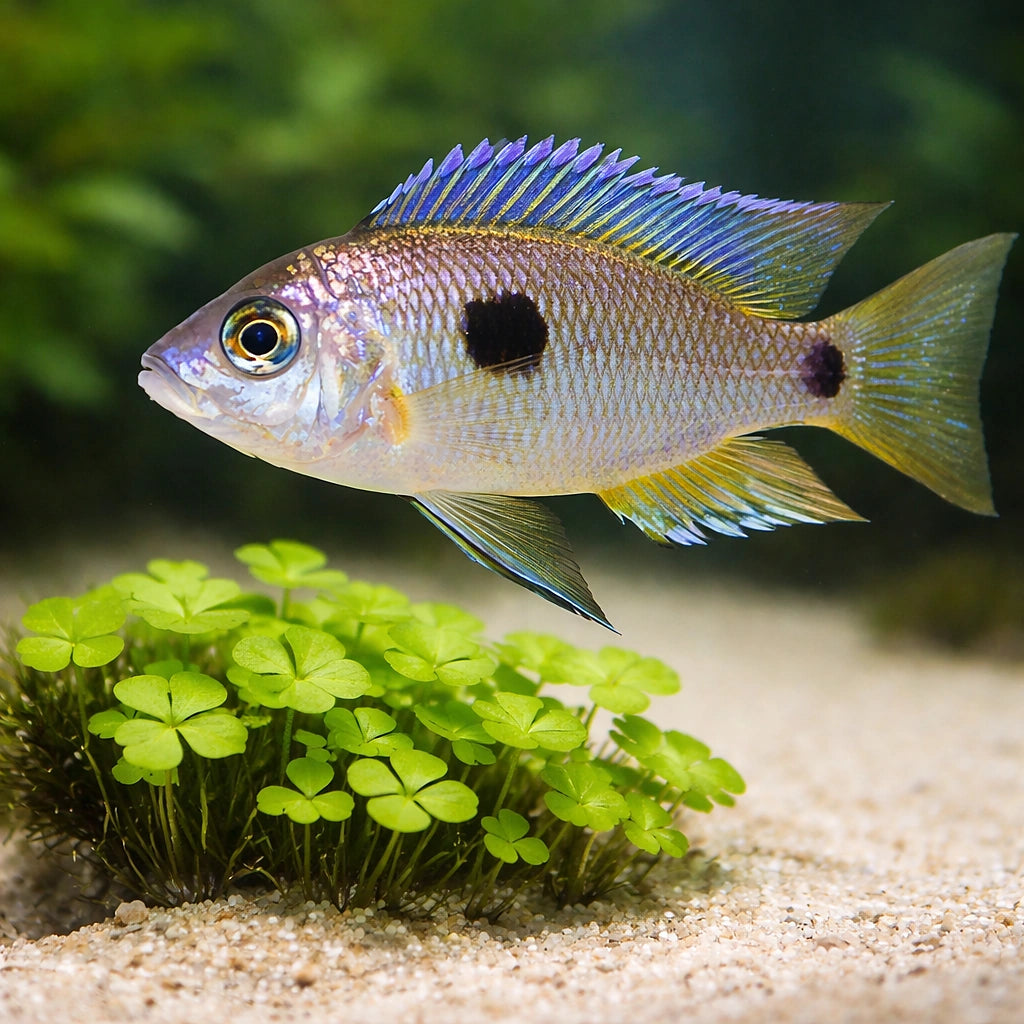 Copadichromis pleurostigma yellow 4 - — tropical fish for sale UK — AI scale plant view