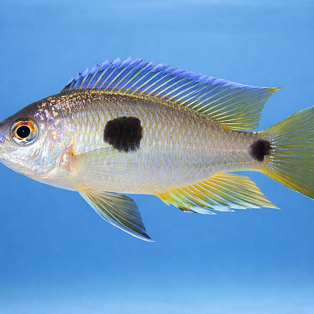 Copadichromis pleurostigma yellow 4 - — tropical fish for sale UK — AI side clean view