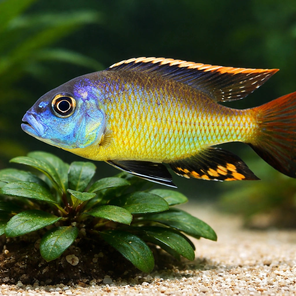 Copadichromis tetrastigma 4 - — tropical fish for sale UK — AI scale plant view