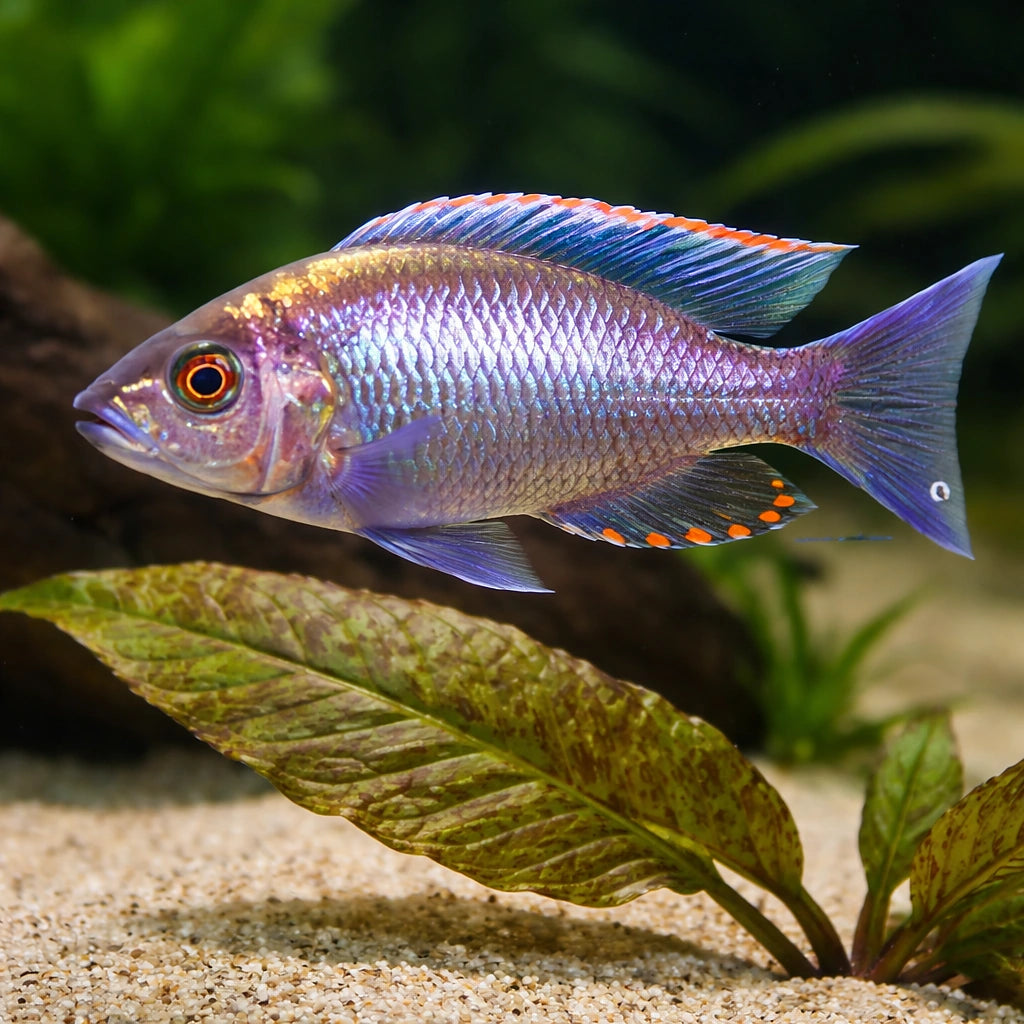 Copadichromis virginalis gold 4 - — tropical fish for sale UK — AI scale plant view