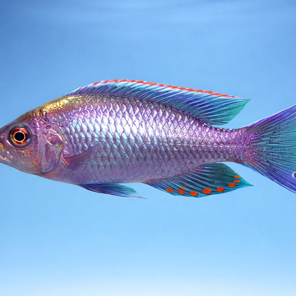 Copadichromis virginalis gold 4 - — tropical fish for sale UK — AI side clean view