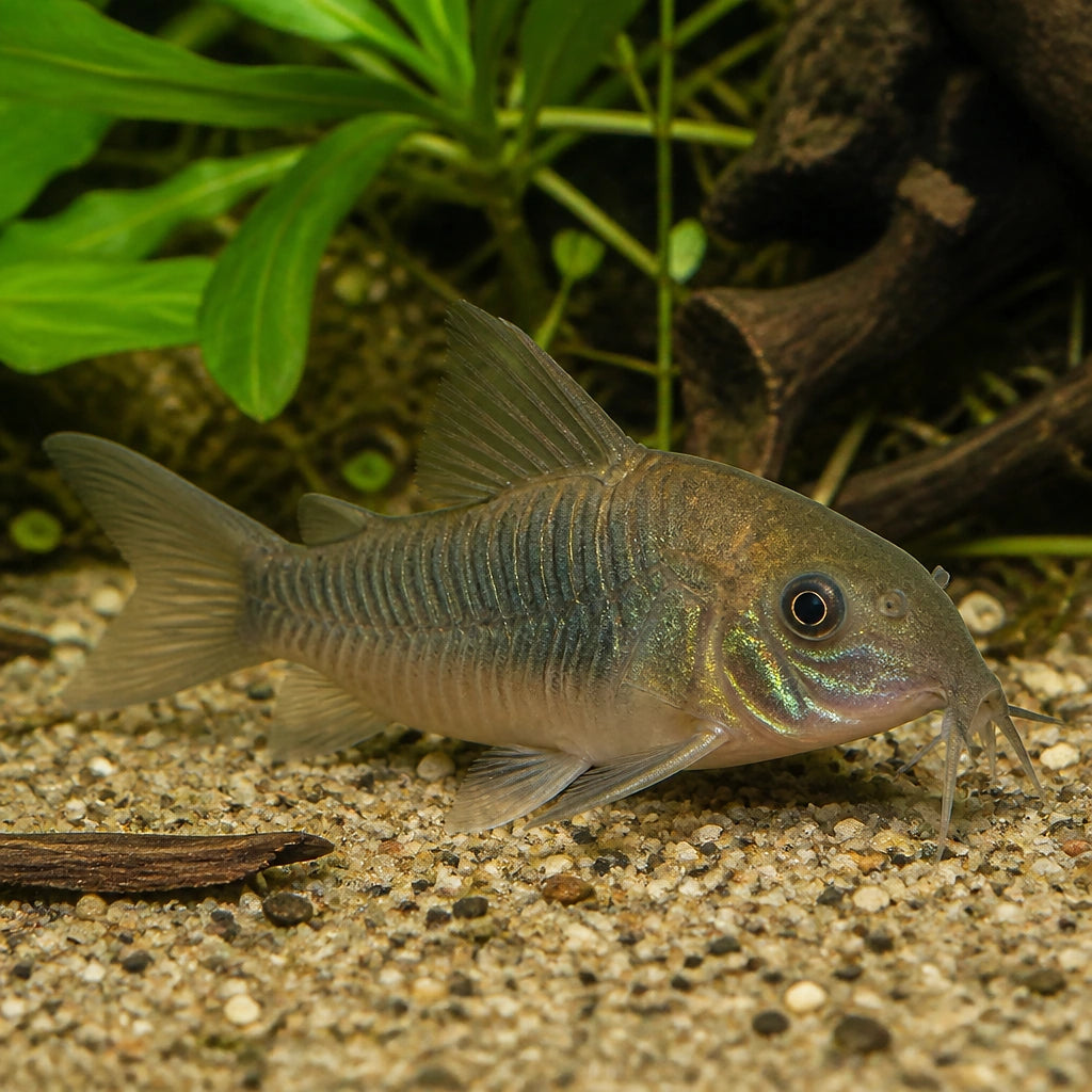 Corydoras aeneus — tropical fish for sale UK — AI natural aquarium view