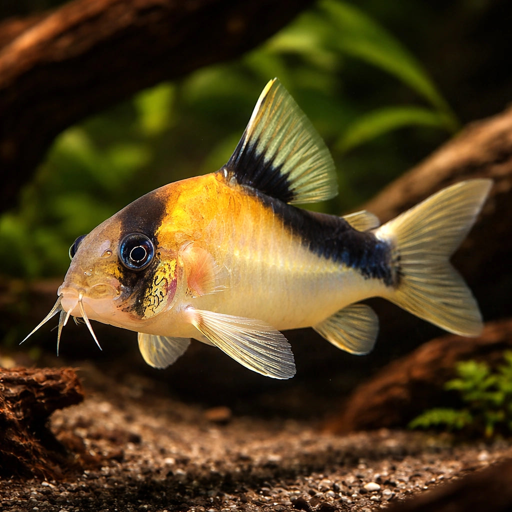 Corydoras davidsandsi 3 - — tropical fish for sale UK — AI hero driftwood view
