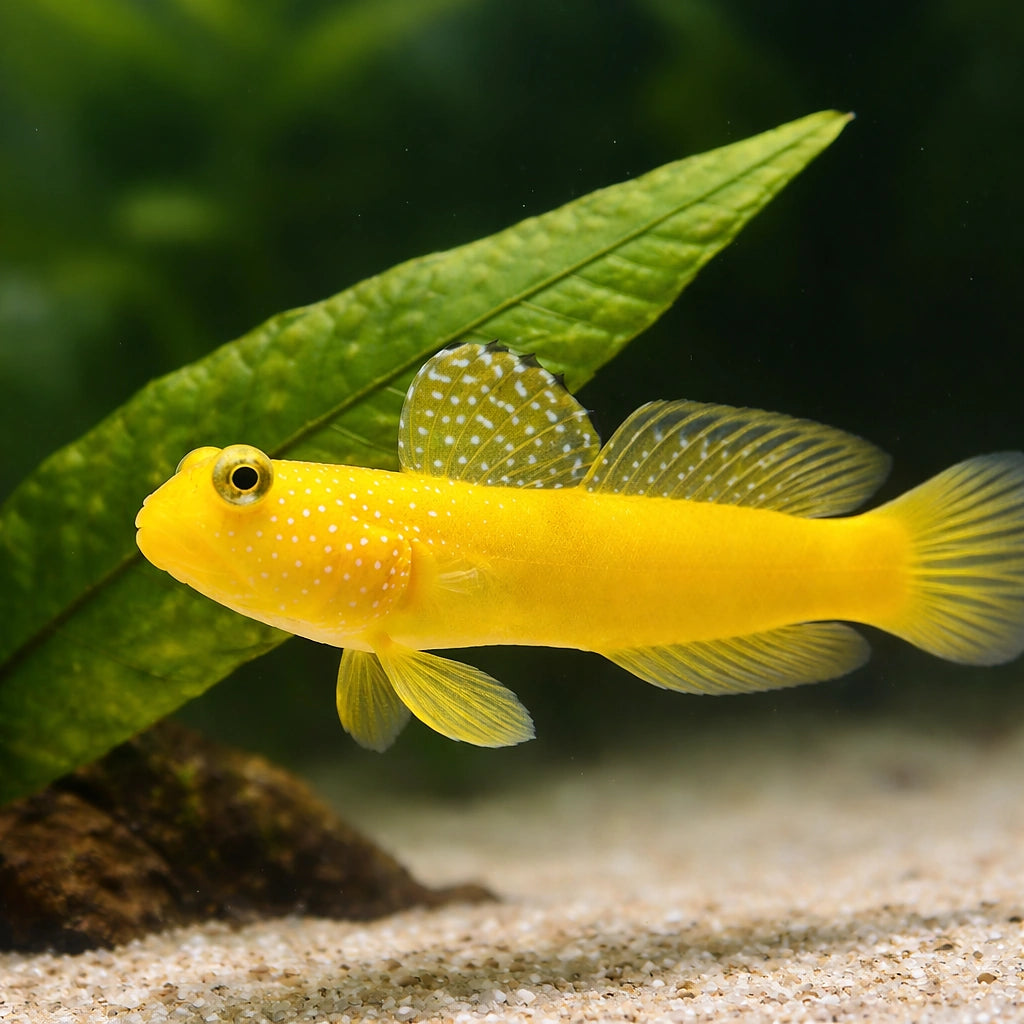 Cryptocentrus Cinctus Goby Fish for UK Aquariums — tropical fish for sale UK — AI scale plant view