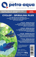 Petra Cyclops Spirulina Plus frozen fish food 6 x 100g blister pack
