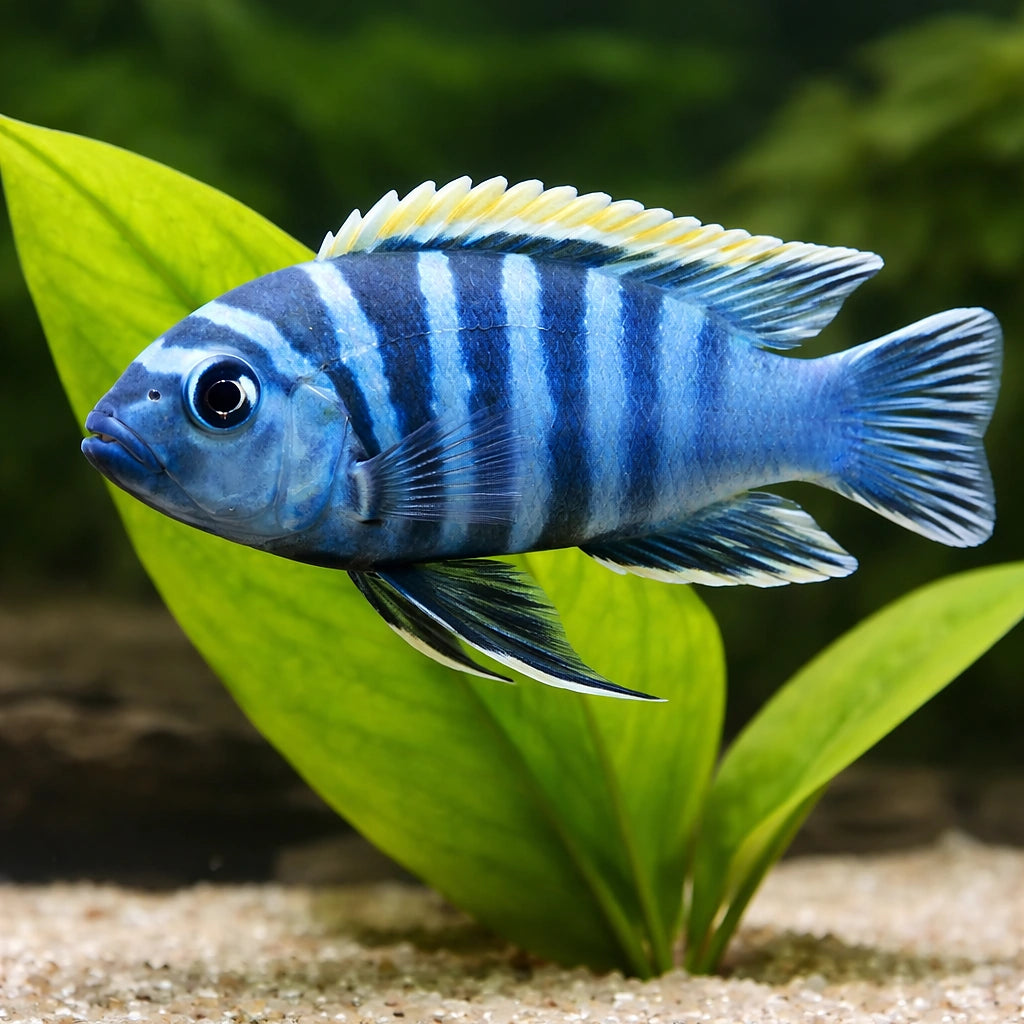 Cynotilapia edwardi 4 - — tropical fish for sale UK — AI scale plant view