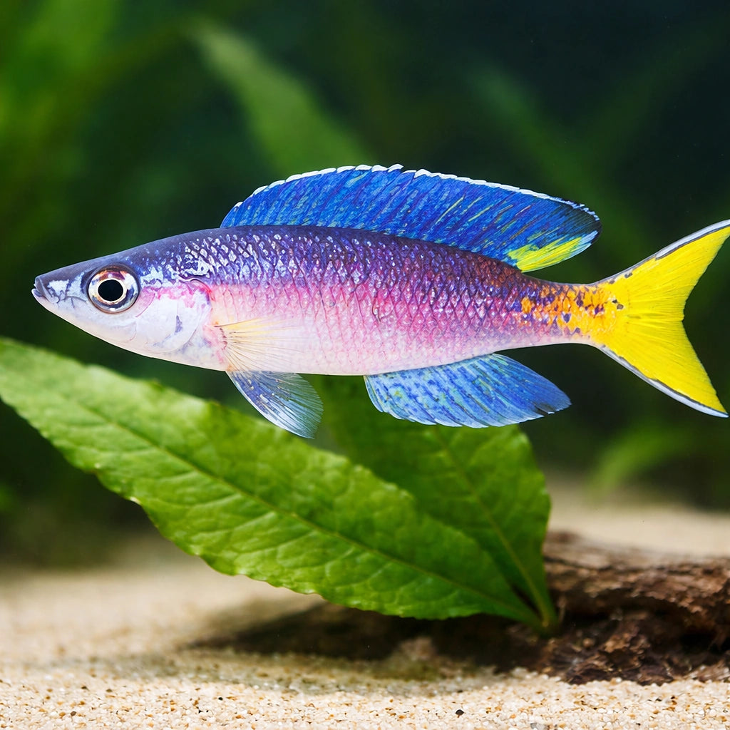 Cyprichromis lept. jumbo malasa XL — tropical fish for sale UK — AI scale plant view