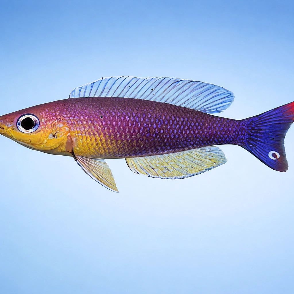 Cyprichromis lept. kigoma 3 - — tropical fish for sale UK — AI side clean view