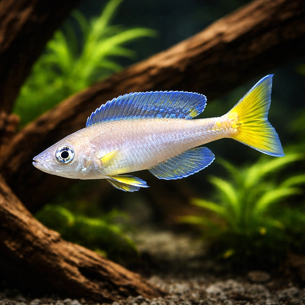 Cyprichromis leptosoma mpulungu - Cichlid Fish for Sale UK — AI hero driftwood view